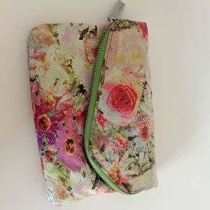 Hobo Floral Clutch with Chain